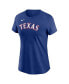 Фото #3 товара Women's Jacob deGrom Royal Texas Rangers 2023 Name and Number T-shirt