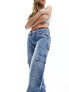 Фото #3 товара Tommy Jeans Sophie low waisted straight carpenter jeans in light wash