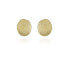 ფოტო #1 პროდუქტის Gold-Tone Texturized Pebble Coin Earrings