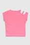 Kız Çocuk Neon Pembe Q3B T-Shirt