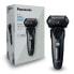 Panasonic ES-LT68-K803 Men's Wet/Dry Electric Razor with Linear Motor, 3 Shaver Head with Long Hair Trimmer, Black