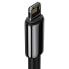 Фото #3 товара Mocny przewód kabel w oplocie USB Iphone Lightning 2.4 A 2 m czarny