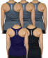 ფოტო #31 პროდუქტის Women's Moisture Wicking Racerback Tanks-5 Pack