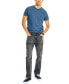 Фото #4 товара Men's Vintage Straight-Fit Stretch Denim 5-Pocket Jeans