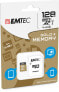 Фото #5 товара EMTEC microSD Class10 Gold+ 128GB - 128 GB - MicroSDXC - Class 10 - 85 MB/s - 21 MB/s - Black,Gold