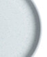White Speckle Stoneware Coupe Dinner Plates, Set of 4
