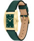 Фото #2 товара Наручные часы Coach женские Resse из зеленой кожи 24 мм