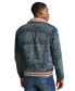 Фото #2 товара Men's Fleece-Lined Trucker Jacket