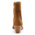 Фото #5 товара Matisse Caty Suede Pointed Toe Zippered Booties Womens Brown Casual Boots CATY-2