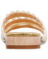 ფოტო #3 პროდუქტის Women's Tavita Slide Wood Heel Straw Flat Sandals