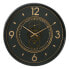 Wall Clock Green Golden Iron 55 x 8,5 x 55 cm