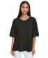 Women's Embellished-Sleeve T-Shirt