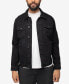 Фото #1 товара Men's Graphic Rhinestone Denim Jacket