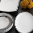 Фото #2 товара Плоская тарелка Quid Select Filo Белый Чёрный Пластик Квадратный 19 x 19 x 4,5 cm (12 штук)