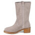 Diba True Crush It Pull On Womens Grey Casual Boots 49755-265