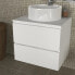 Фото #3 товара Мебель для ванной комнаты Moebel17 Шкаф подвесной для раковины Carmita Белый 60см/53,8см/49см