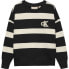 Фото #1 товара CALVIN KLEIN JEANS Striped Modern Comfort Cn sweater