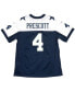 Big Boys and Girls Dak Prescott Navy Dallas Cowboys Throwback Game Jersey