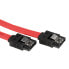 Фото #1 товара VALUE Internal SATA 6.0 Gbit/s Cable with Latch 0.5 m - 0.5 m - SATA III - Male/Male - Red