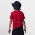 Child's Short Sleeve T-Shirt Jordan Jumpman Graphic Red