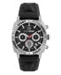 Men's Wildcat Black Silicone Strap Watch 40mm