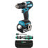 Фото #1 товара Makita Akku-Bohrschrauber-Set DDF487RFE3, 3x3,0 Ah + Lader + Wera Kraftform Kompakt 20