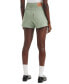 ფოტო #2 პროდუქტის Women's Cotton High-Rise Double Button Mom Shorts