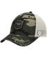 Фото #1 товара Men's Camo, Cream Mississippi State Bulldogs OHT Military-Inspired Appreciation Shield Trucker Adjustable Hat