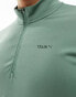 Puma Training Evolve 1/4 zip sweatshirt in light green