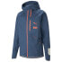 Фото #3 товара Puma Full Zip Running Jacket X Helly Hansen Mens Blue Casual Athletic Outerwear
