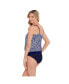 ფოტო #4 პროდუქტის Women's ShapeSolver V-Neck Blouson Ring Tankini Swimsuit Top