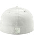 Фото #3 товара Men's Los Angeles Rams White on White Primary Logo 59FIFTY Fitted Hat
