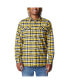 Фото #1 товара Men's Maize Michigan Wolverines Flare Flannel Long Sleeve Shirt