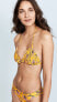 Фото #2 товара Splendid 266987 Women's Triangle Bikini Top Swimwear Size X-Small