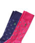 Men's 2-Pk. Foulard Slack Socks
