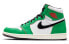 Фото #1 товара Кроссовки Nike Air Jordan 1 Retro High Lucky Green (W) (Белый, Зеленый)