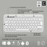 Фото #2 товара Bluetooth-клавиатура с подставкой для планшета Logitech K380 французский Белый AZERTY