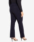 ფოტო #3 პროდუქტის Plus Size Super Stretch Zip Tall Length Pant