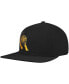 Фото #1 товара Men's Black Tuskegee Golden Tigers Arch Over Logo Evergreen Snapback Hat