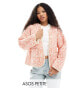 Фото #1 товара ASOS DESIGN Petite cotton quilted jacket in ditsy floral print