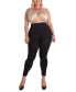 Фото #3 товара Plus Size High-Waist Seamless Control Shapewear Leggings