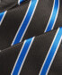 Men's Royal Blue & White Stripe Tie