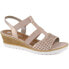 Фото #1 товара Comfortable wedge sandals Remonte W RKR667, pink gold