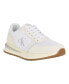 White, Beige Multi- Manmade, Textile Upper and Leather Sole
