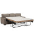 Фото #5 товара Ennia 82" Leather Queen Sleeper Sofa, Created for Macy's