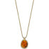 Elegant gold-plated necklace Sea Glass Honey SKJ1736710