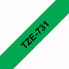 Laminated Tape for Labelling Machines Brother TZE-731 Black/Green 12 mm