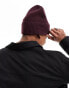 Фото #6 товара Calvin Klein daddy wool beanie in burgundy