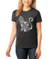 Фото #1 товара Women's Premium Blend Word Art Cat Paws T-Shirt
