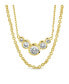 ფოტო #1 პროდუქტის Cubic Zirconia Eileen Layered Necklace